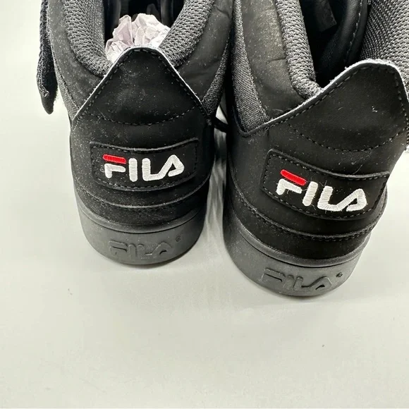 👉 Fila V-10 Lux High-Top Sneakers – Men’s Size 9 Black/Red/White New in Box
